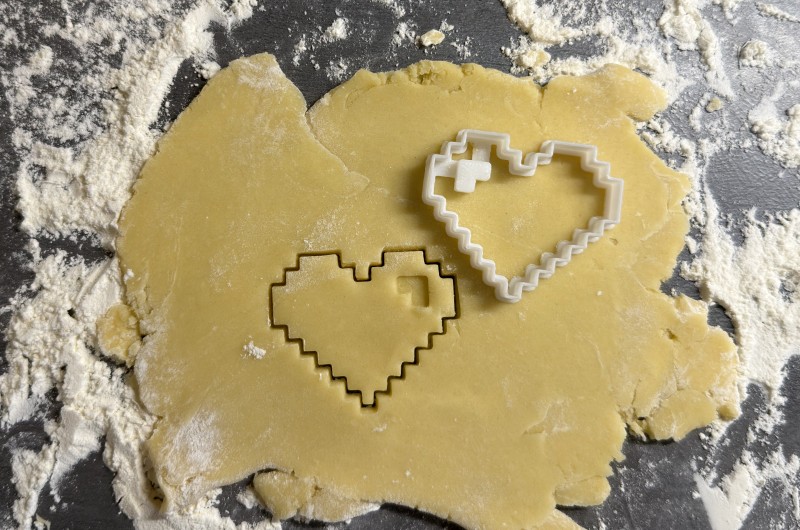 Emporte-pièce Coeur Pixel