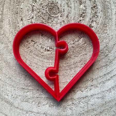 Emporte-pièce Coeur Puzzle