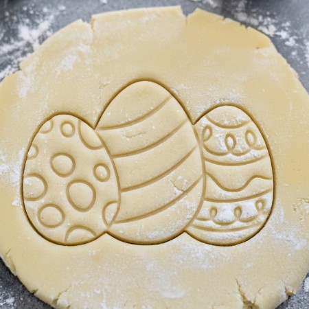 Emporte-pièce Lapin et Oeuf de Pâques