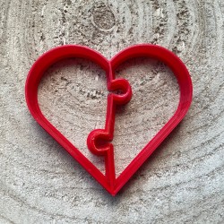 Emporte-pi&egrave;ce Coeur Puzzle
